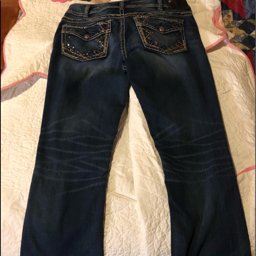 Silver jeans